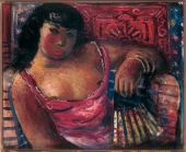 Mulata com leque, 1937, Emiliano Di Cavalcanti (divulga��o)
