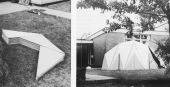 Cupula Hexagonal dobrada e desdobrada, 1976, Beto Shwafaty / Artur Quamrby (divulgao)
