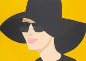 Ulla in black hat, 2010, Alex Katz (divulgao)