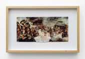 Untitled, 1986 - collage, 5.3 x 11 in, Len Ferrari (press)
