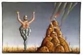 Pandemonium, 2020 - oil on canvas, 12 x 18 cm, Alex Cerveny (press)